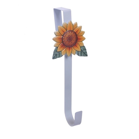 NWT- You Pick Decorative Wreath or Sign- Over the Door Metal Hanger 🎃🌻🚲🎃🎃 - Picture 4 of 6